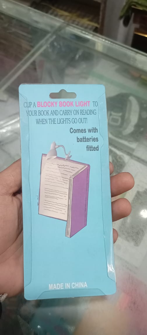 Mini Book Light with Clip – Portable LED Reading Lamp & Night Light