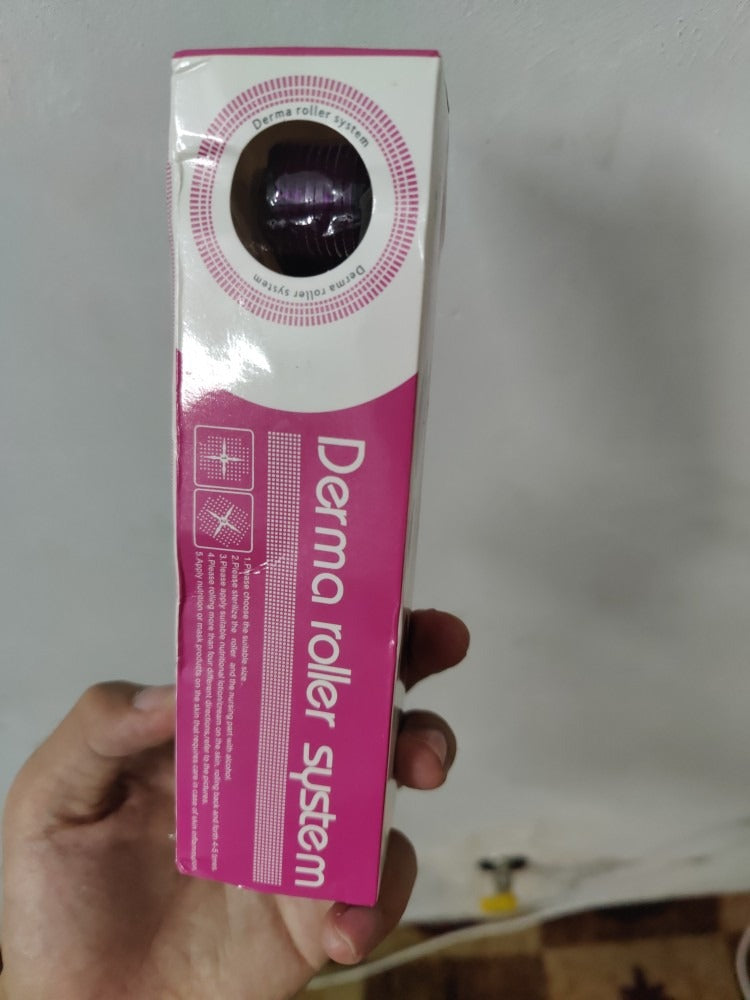 Derma Roller 0.5mm – 540 Micro Needles | Professional Microneedling for Face, Beard & Hair Growth