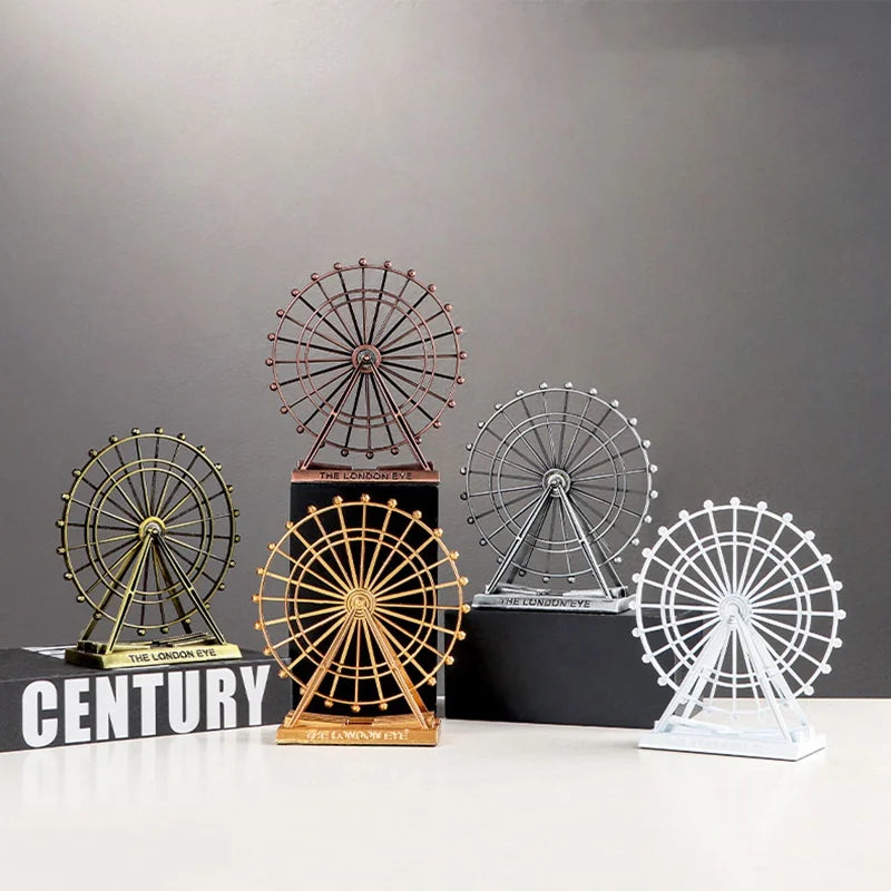 Hot Sell London Eye Metal Model – Decorative Home & Office Ornament