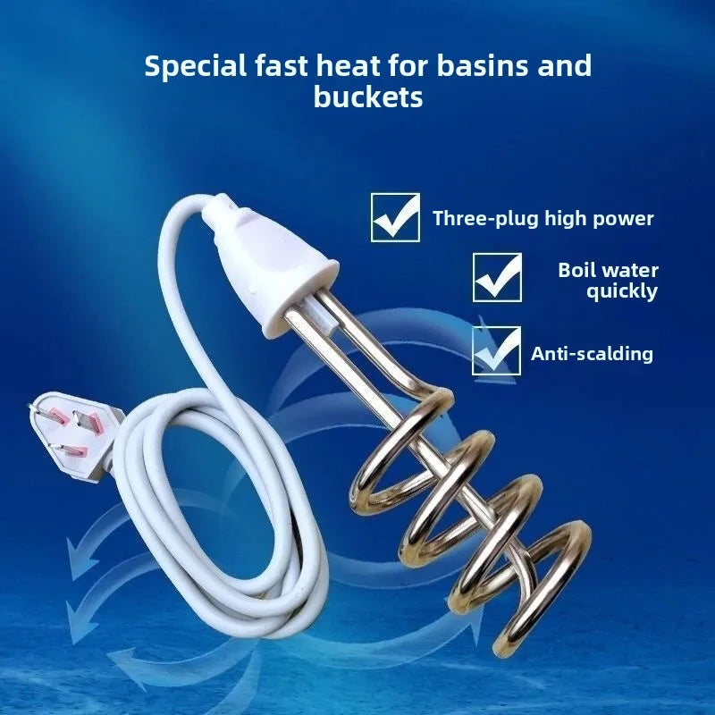 NSG F8 2000W Electric Water Heating Coil – Fast Stainless Steel Rod