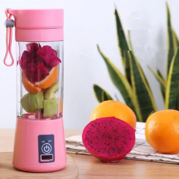 Mini Juicer Machine with Jug – Portable Fruit & Vegetable Blender