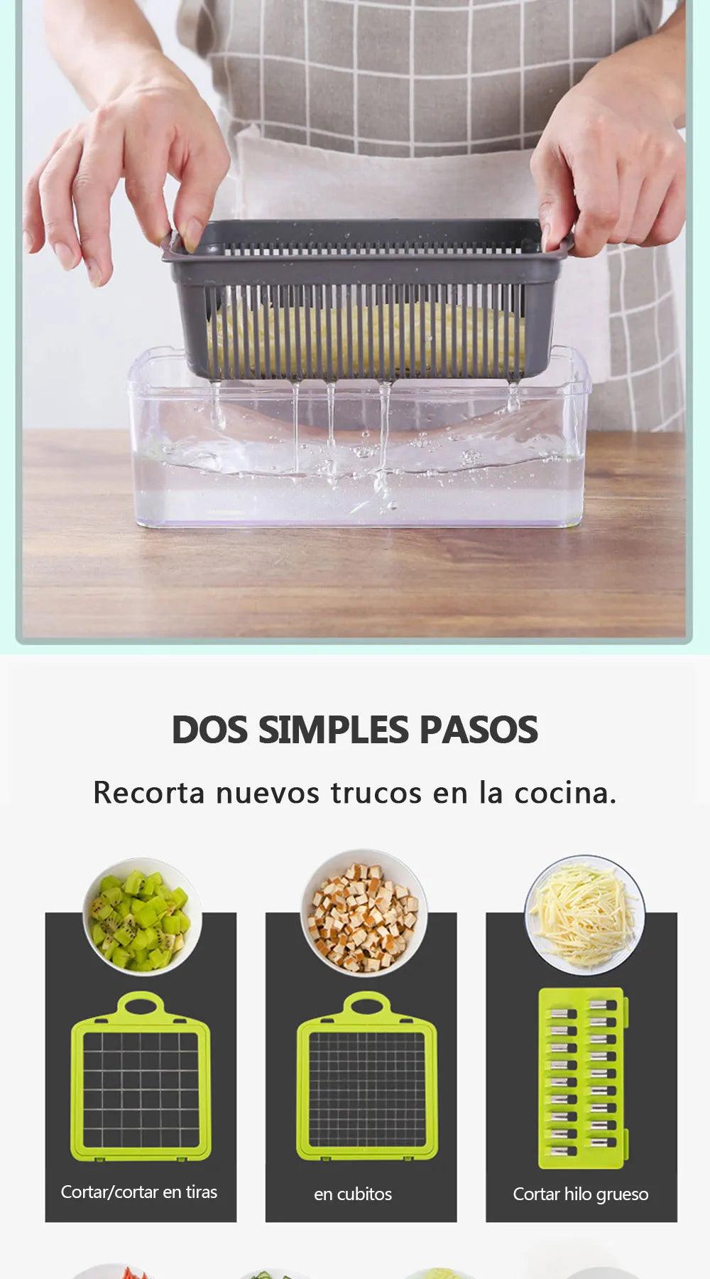 16-in-1 Vegetable Cutter – Multifunctional Kitchen Slicer & Chopper