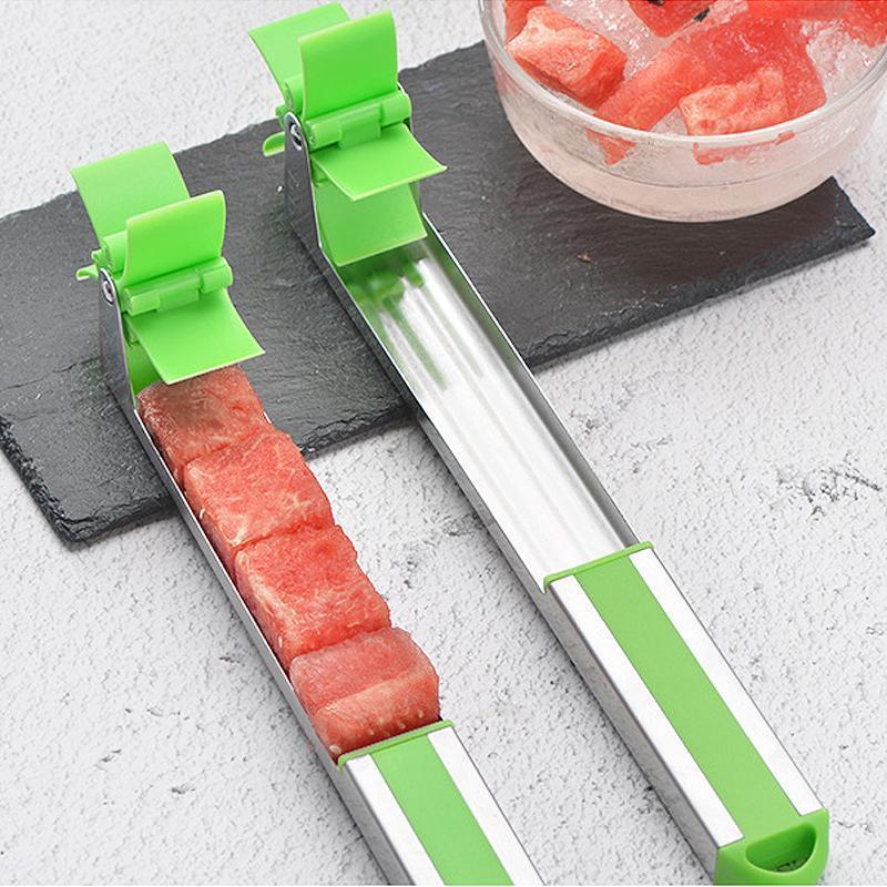 Windmill Watermelon Cube Cutter – Stainless Steel Fruit Slicer & Corer