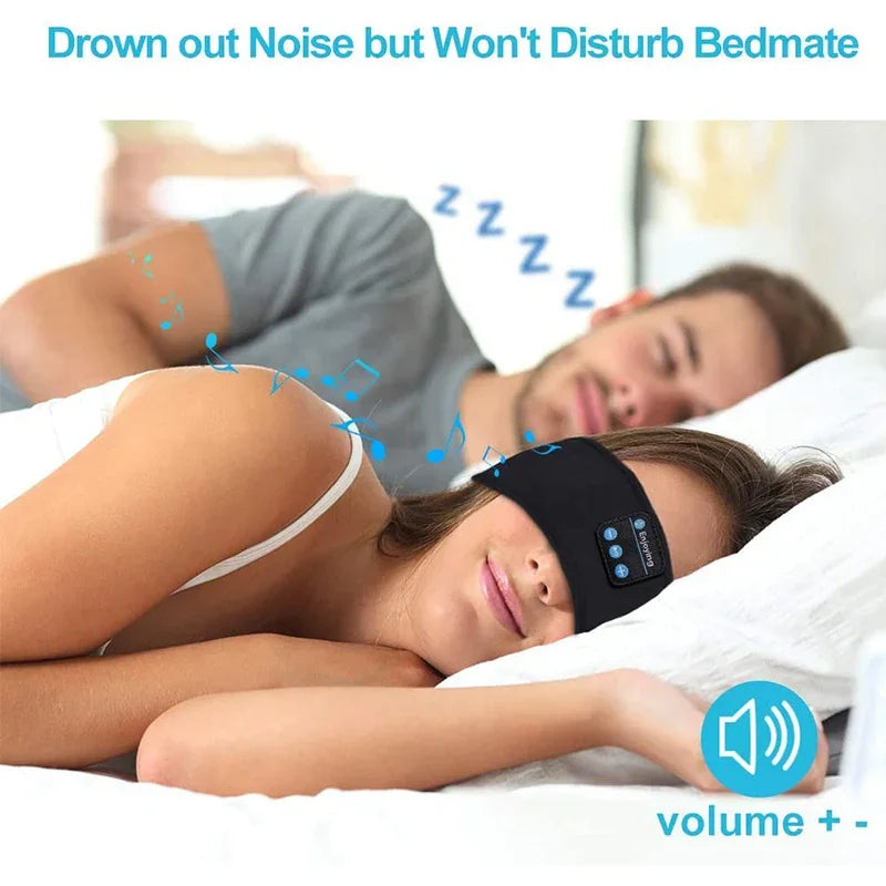 Bluetooth Sleeping Headband – Wireless Music & Sports Headphones