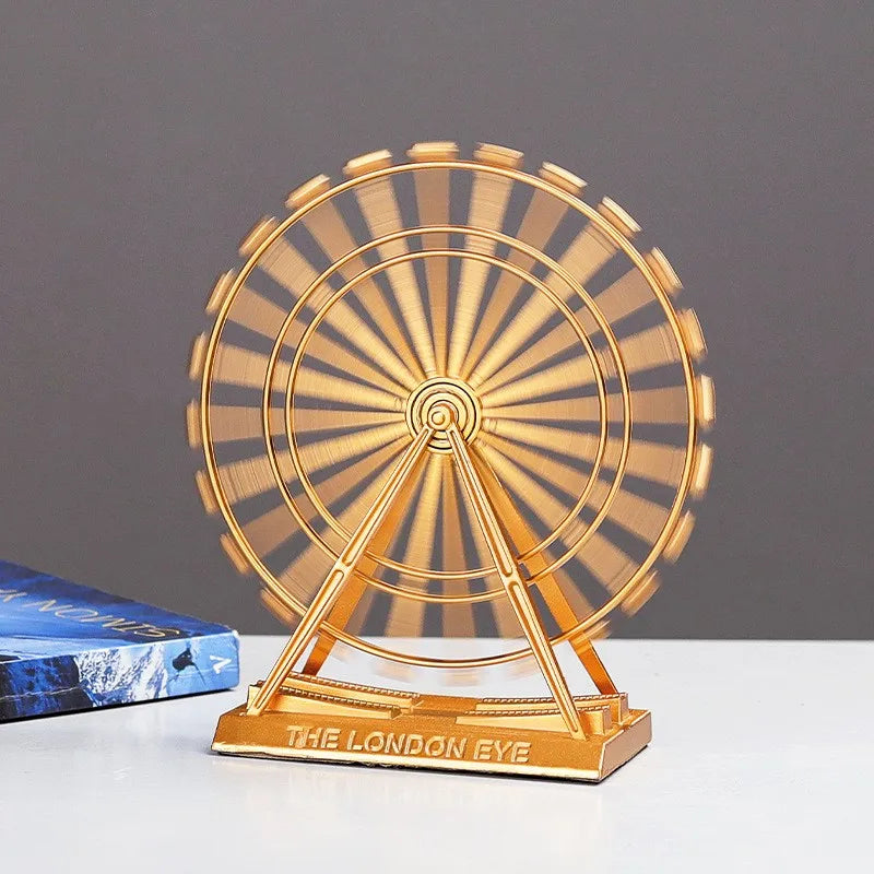Hot Sell London Eye Metal Model – Decorative Home & Office Ornament