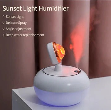 Sunset Night Light Humidifier | 2-in-1 Color Changing Lamp