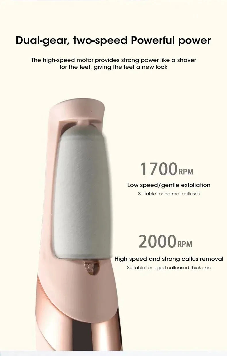 Rechargeable Electric Pedi Foot Filer