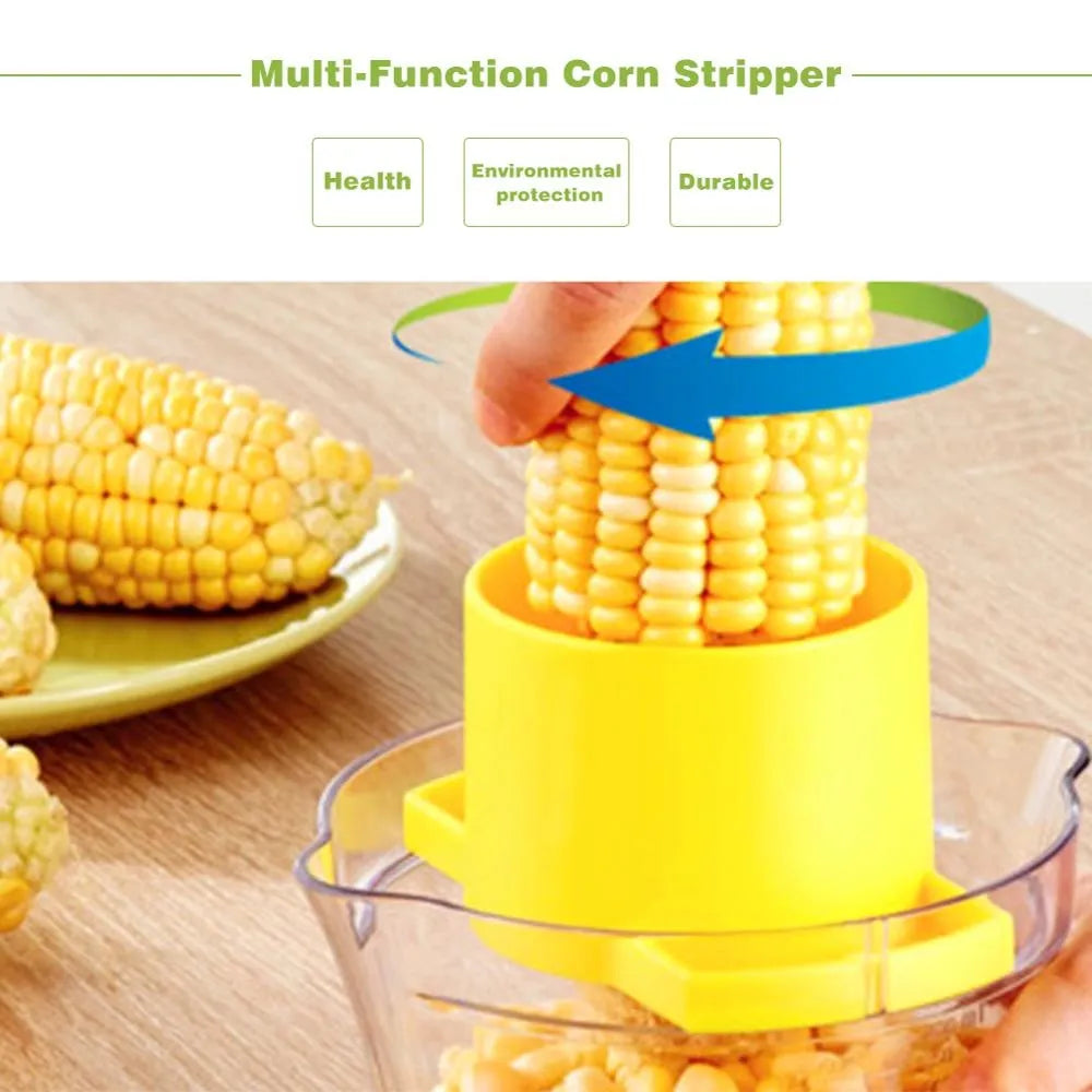 Multifunctional 2-in-1 Stainless Steel Corn Kernel Peeler & Puller – Household Kitchen Tool