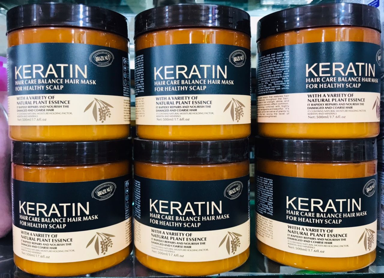 Keratin Hair Care Balance Mask – Nourishing Scalp Treatment 500ML