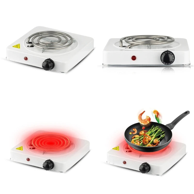 RAF Electric Stove – 1000W Hot Plate | Heats in 2 Minutes | Automatic & Easy to Clean