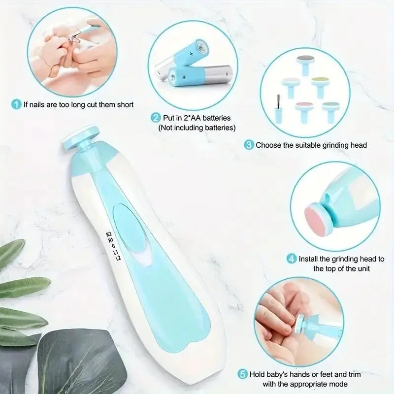 Baby Nail Trimmer – Safe Rounded Edges | Gentle Infant Nail Cutter for Newborns & Toddlers