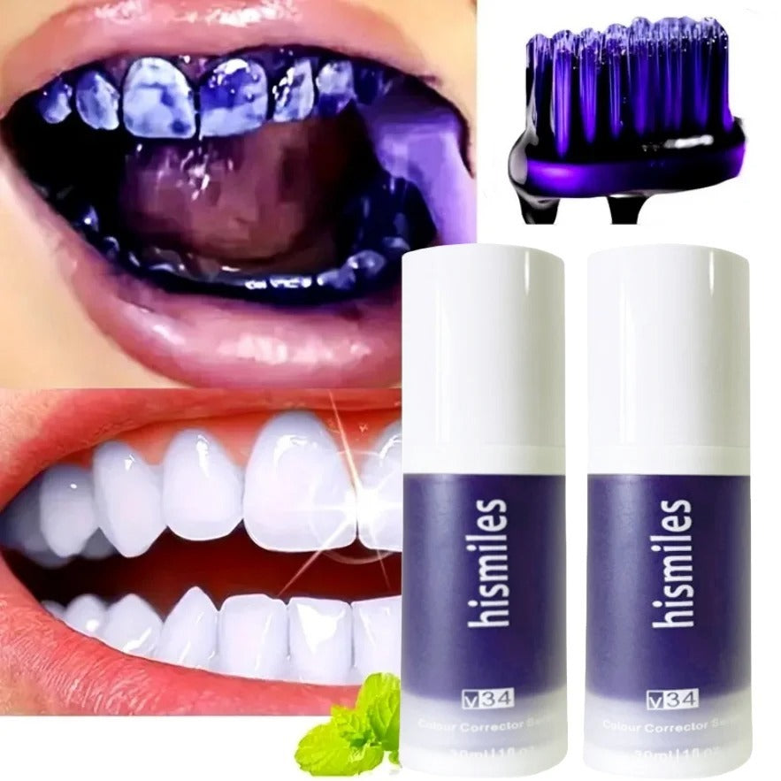 Hismile Purple Teeth Whitening Toothpaste – Oral Care & Bright Smile