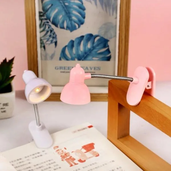 Mini Book Light with Clip – Portable LED Reading Lamp & Night Light