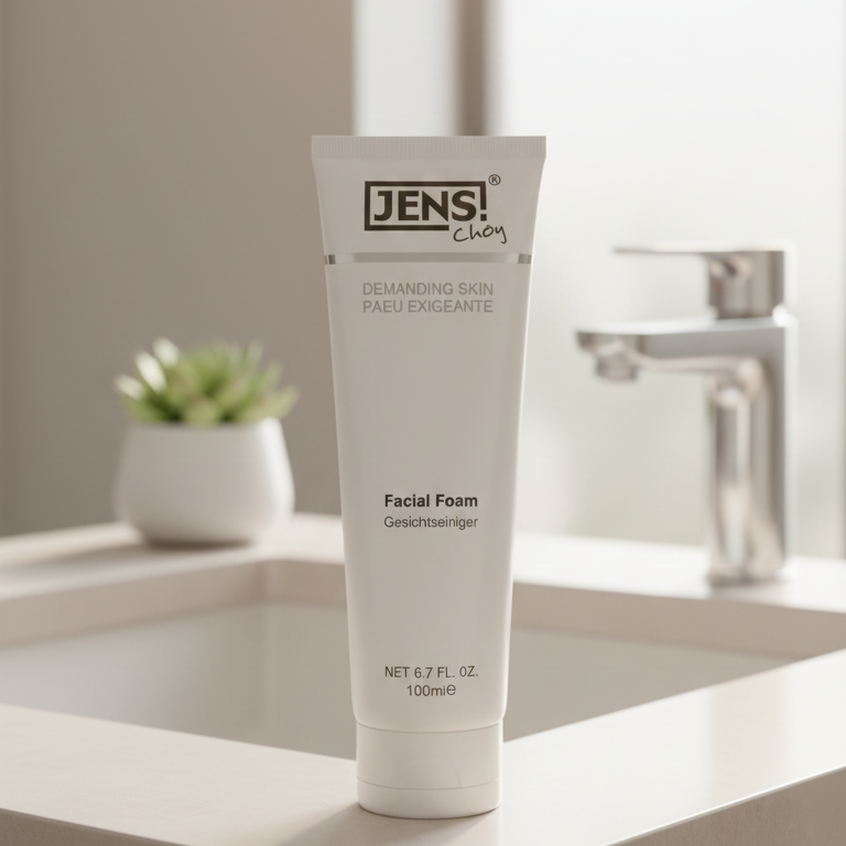 Jens Choy Demanding Skin Facial Foam – Gentle Cleansing & Nourishing Refresh (100ml)
