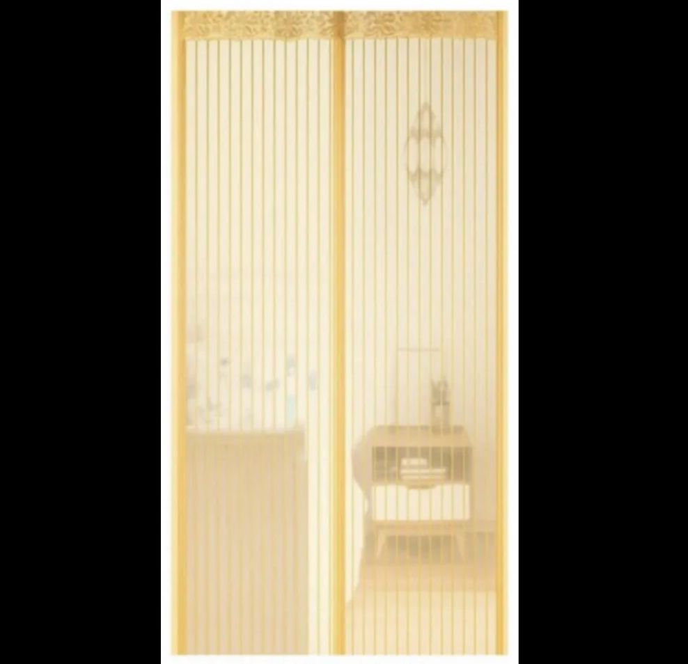 Premium Quality Mosquito Magic Mesh Door Curtain – Hard Box Pack (Black)