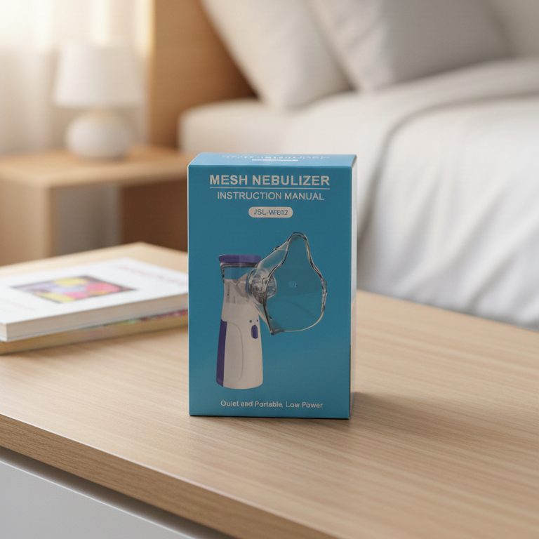 Portable Mesh Nebulizer – USB & Battery Operated Mini Personal Inhaler for Respiratory Care