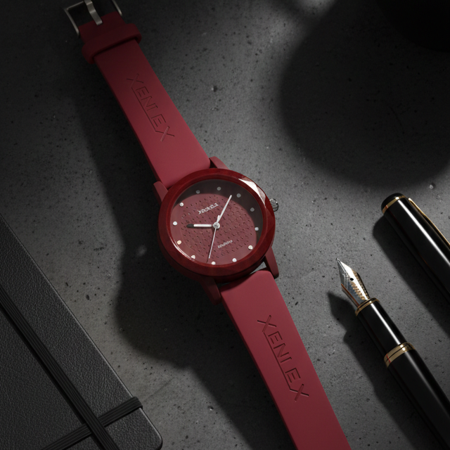 Ladies Waterproof Watch – Elegant Round Dial with Soft Strap | Stylish Women’s Wrist Watch