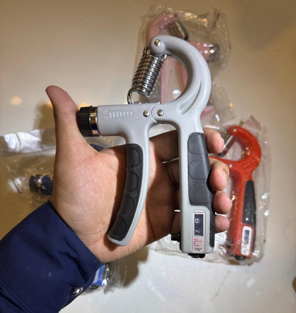 Adjustable Exerciser Hand Gripper with Counter