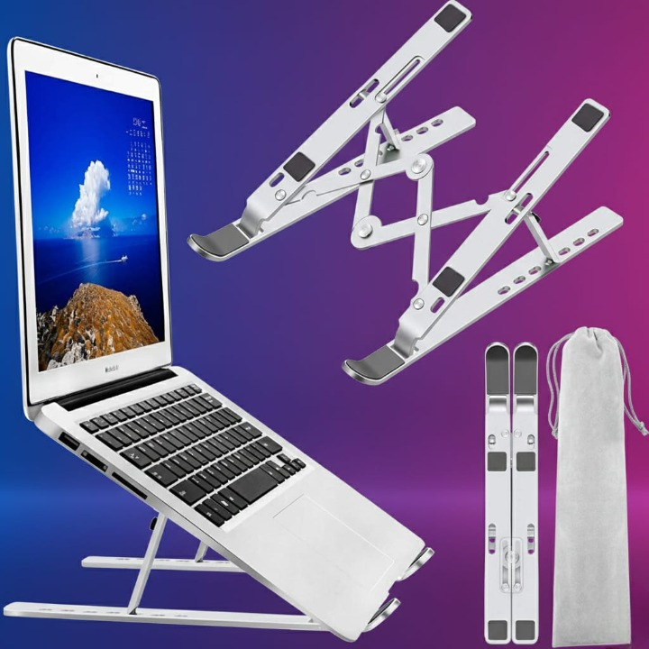 Speed X 18″ Heavy Duty Adjustable Laptop Stand – Aluminium Alloy