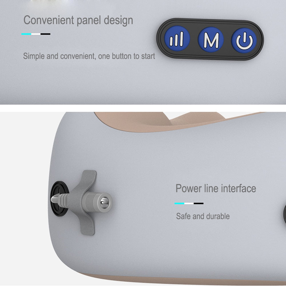 Jinserta Neck Cushion Massager - USB Charging Massage Pillow