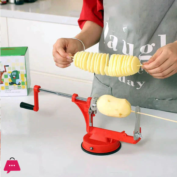 Potato Chips Maker | Manual Spiral Potato Twister Cutter