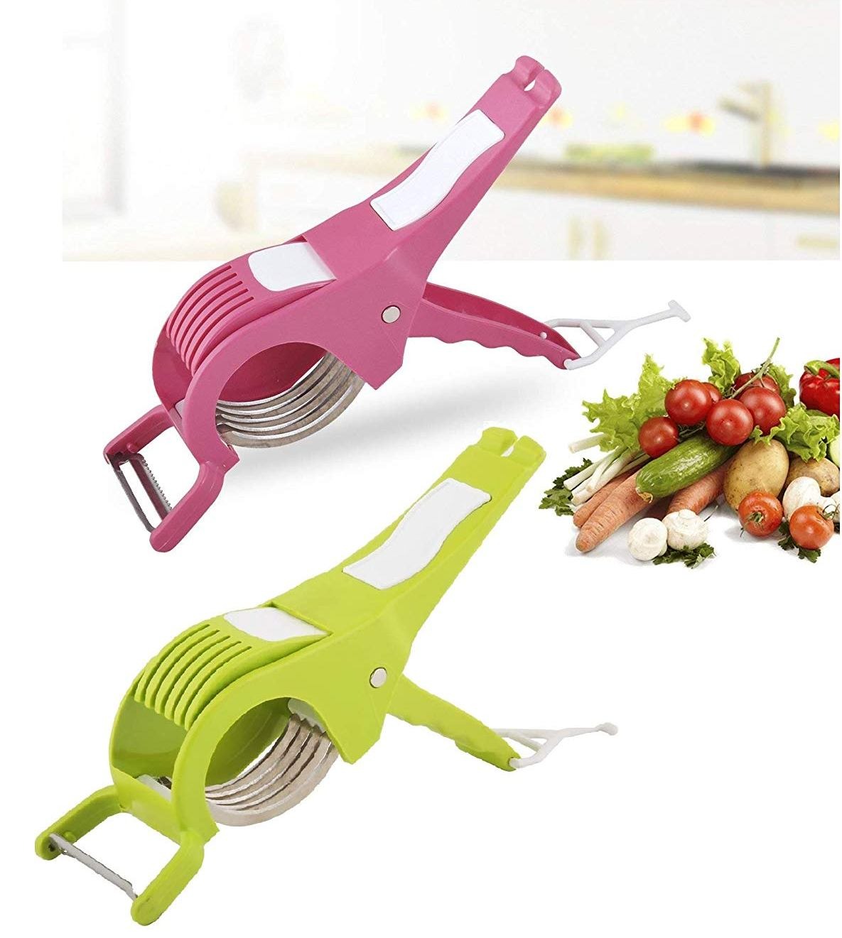 Multi-Purpose Kitchen Vegetable & Fruit Cutter – Sharp Easy Slicer Tool