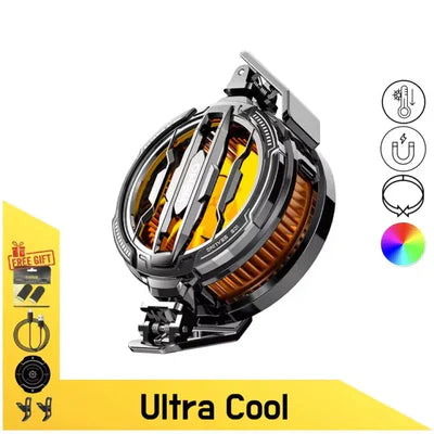 MEMO CX07 Magnetic Clip-On Cooling Fan – Silent Portable Phone Cooler