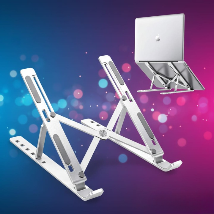 Speed X 18″ Heavy Duty Adjustable Laptop Stand – Aluminium Alloy