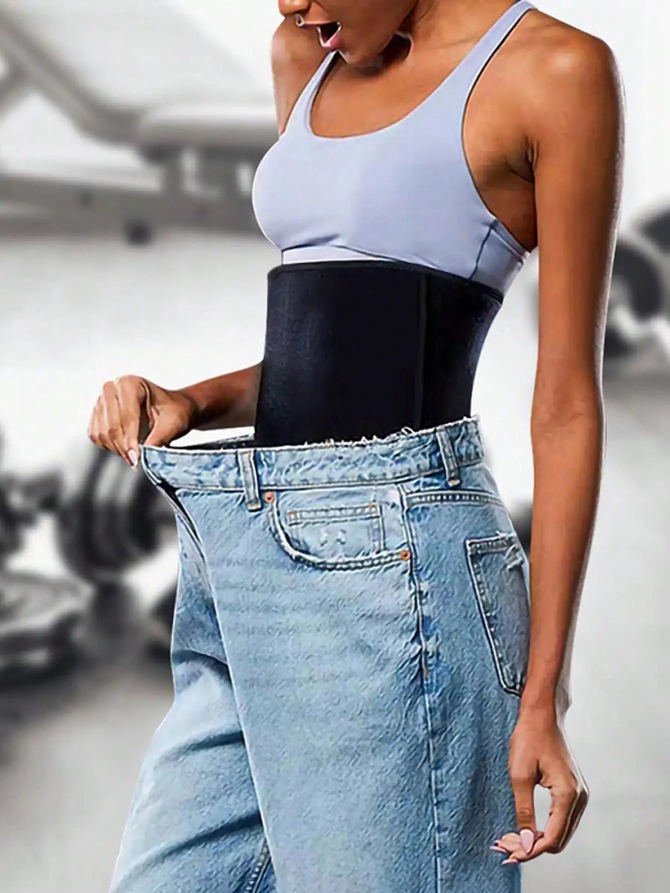 Hot Shaper Slimming Belt – Adjustable Waist Trainer for Men & Women