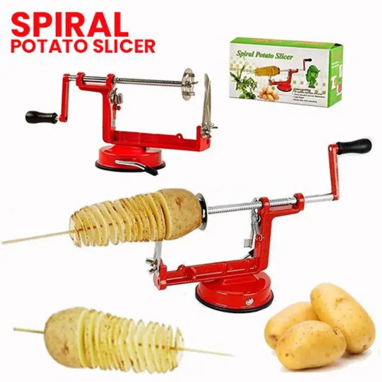 Potato Chips Maker | Manual Spiral Potato Twister Cutter