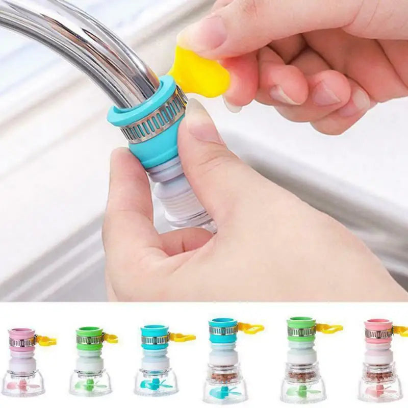 360° Rotatable Kitchen Faucet Water Filter – Adjustable Tap Nozzle