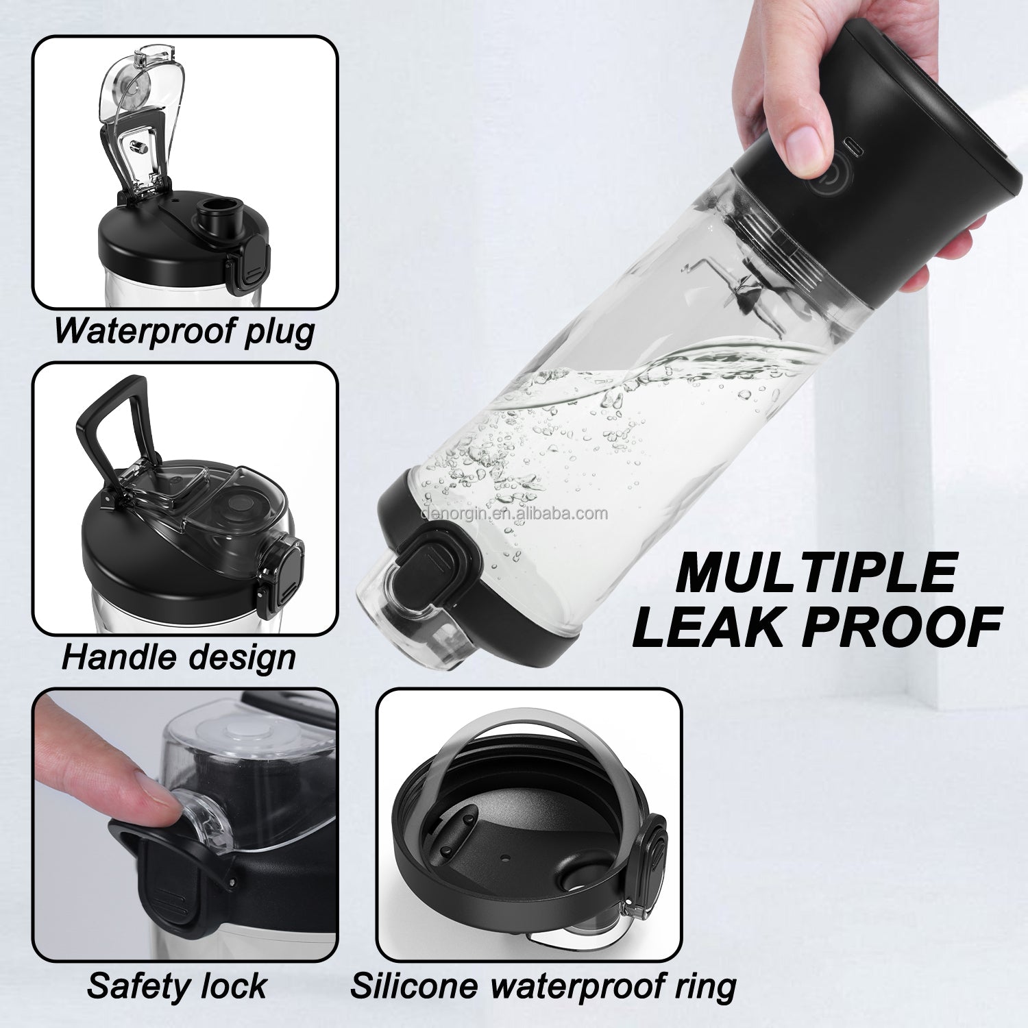 Mini Juicer Machine with Jug – Portable Fruit & Vegetable Blender