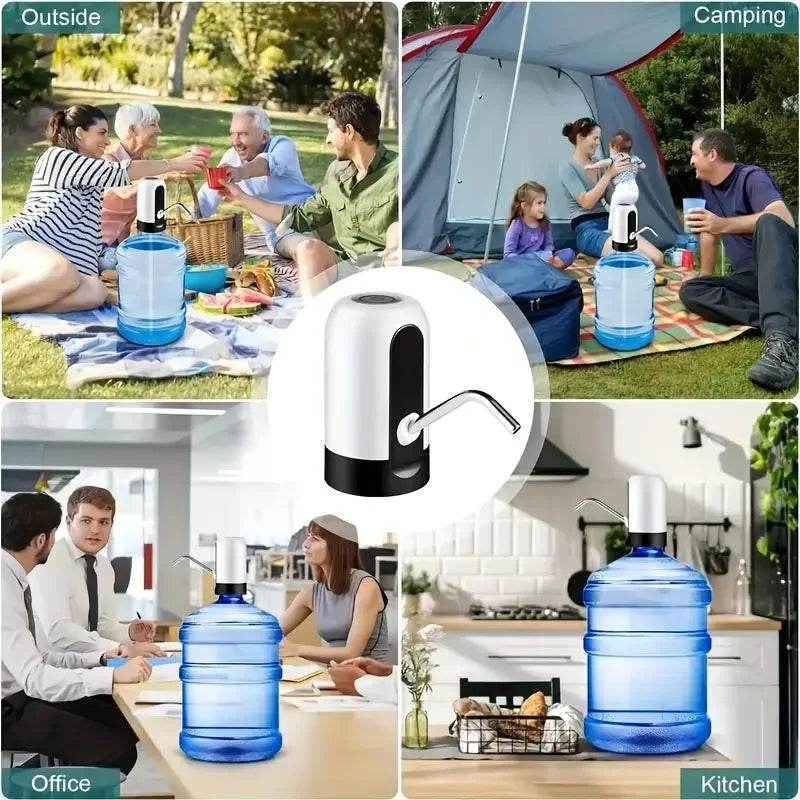 Automatic Electric Water Bottle Pump | USB Rechargeable Dispenser