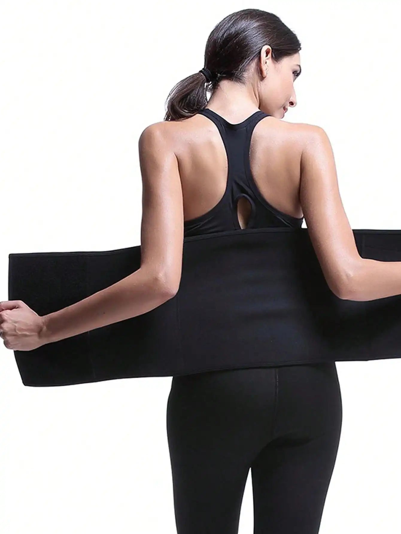 Hot Shaper Slimming Belt – Adjustable Waist Trainer for Men & Women