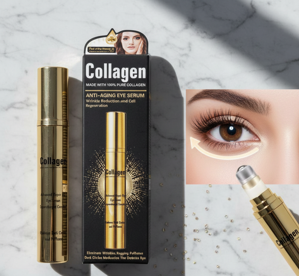 Collagen Anti-Aging Eye Serum – Reduce Wrinkles & Dark Circles