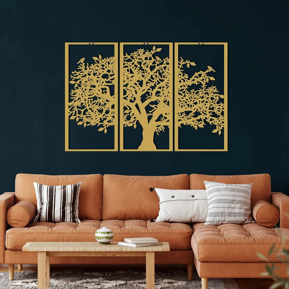 3D Wooden Tree Wall Art – Decorative Home Wall Decoration