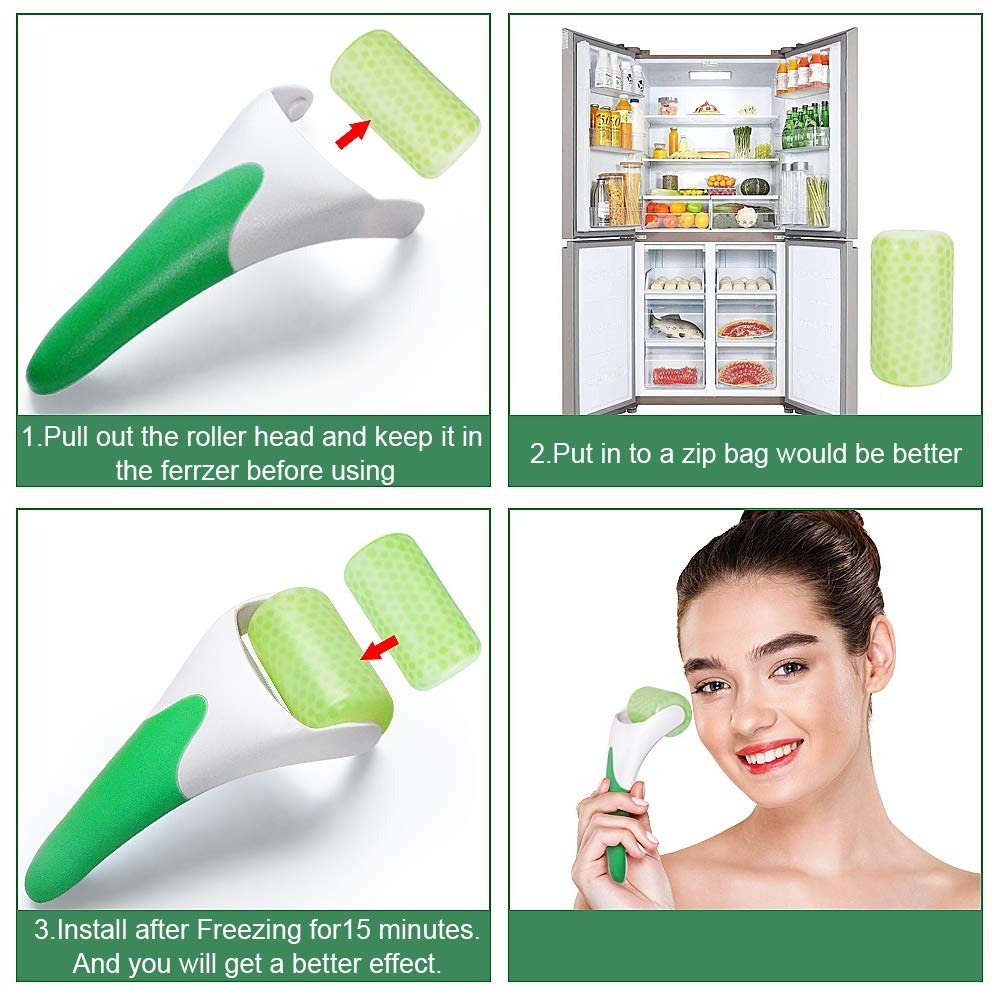 Anti-Wrinkle Face Ice Roller – Pain Relief & Skin Lifting Facial Massager Tool