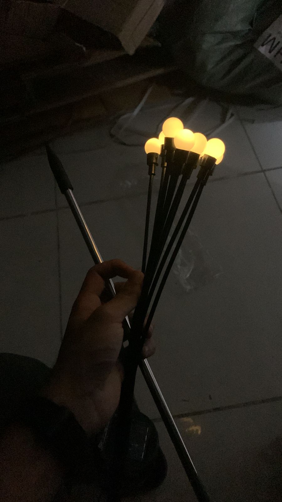 Garden Lights – Upgraded Solar Powered Firefly Lights (Warm Light)