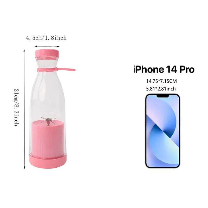 Mini Juicer – Portable Electric Fruit & Vegetable Juicing Blender