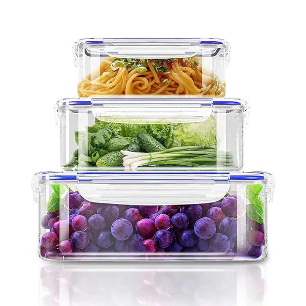 Premium Food Storage Containers Set – Plastic Lock & Lock Airtight Boxes