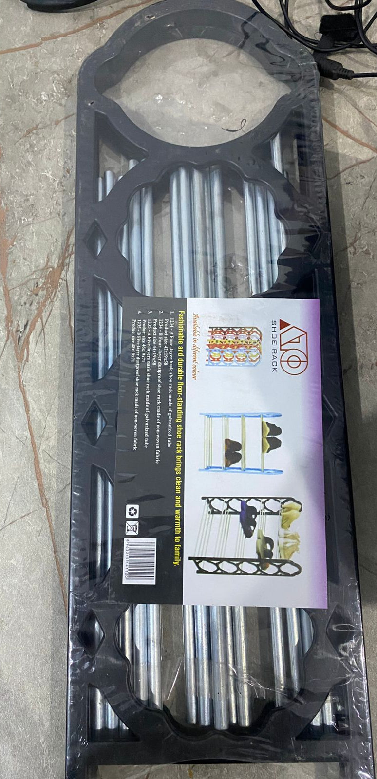 Non-Breakable Floor Standing Shoes Rack – 4 Layer Organizer