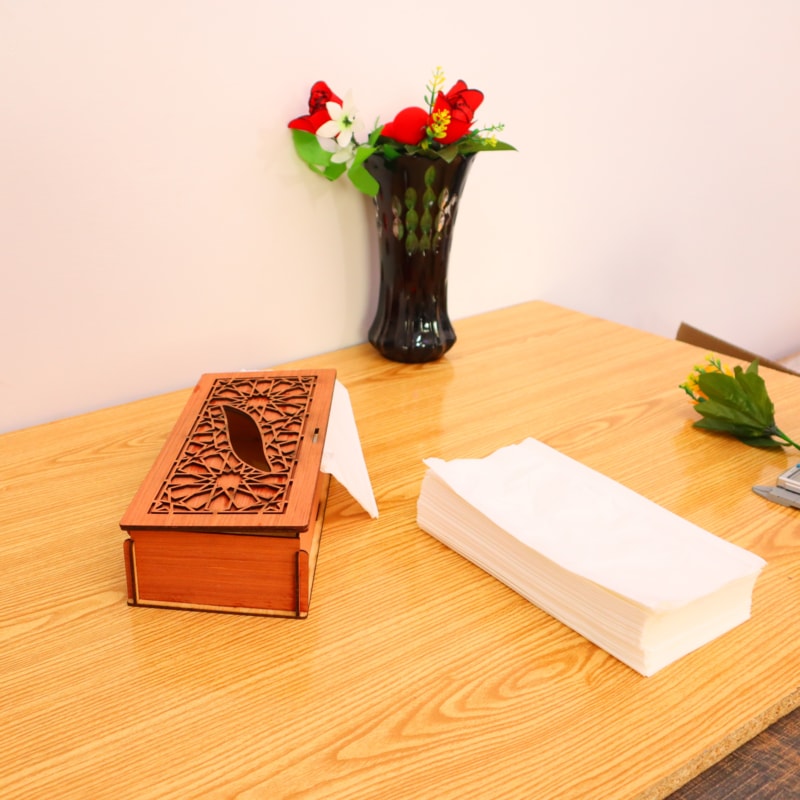 Wooden Tissue Box – Elegant Durable Design for Home & Office