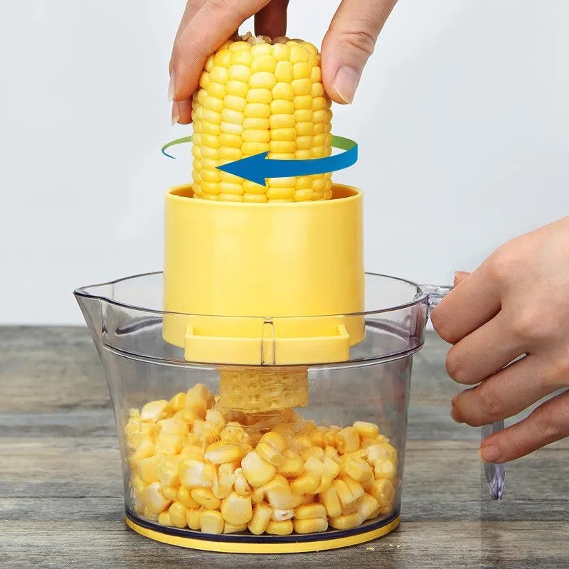 Multifunctional 2-in-1 Stainless Steel Corn Kernel Peeler & Puller – Household Kitchen Tool