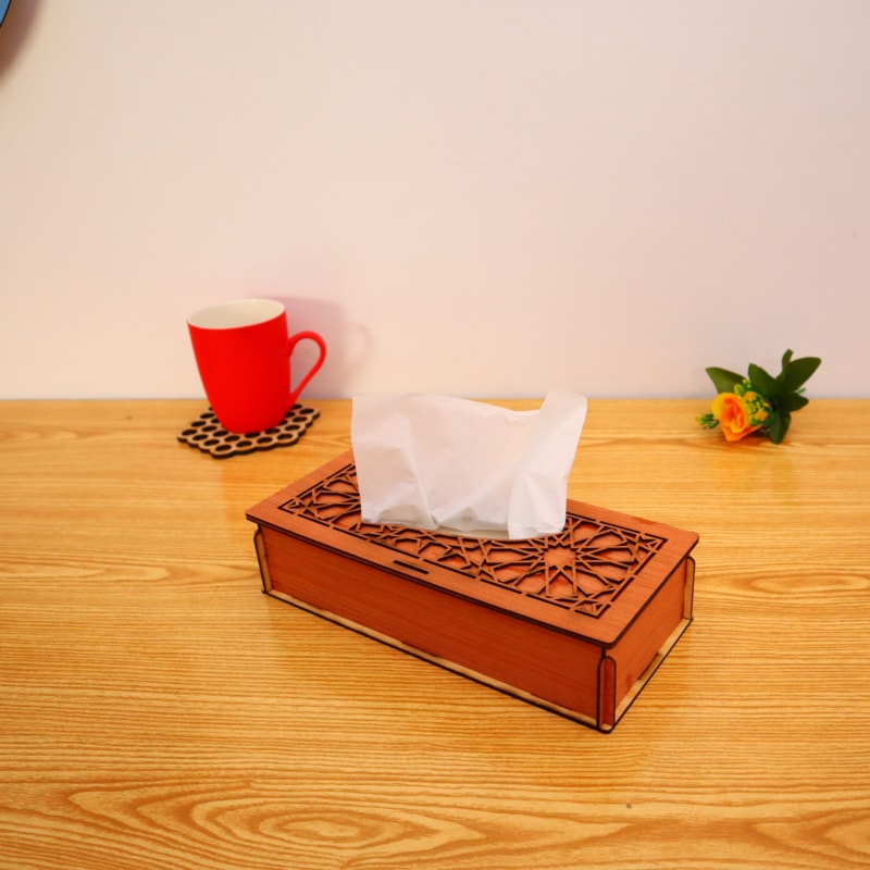 Wooden Tissue Box – Elegant Durable Design for Home & Office