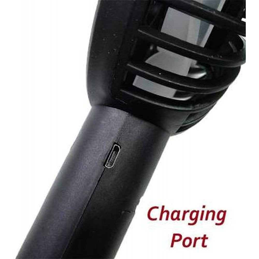 Portable USB Rechargeable Handheld Fan – Mini Electric Cooling Fan with 3 Speeds